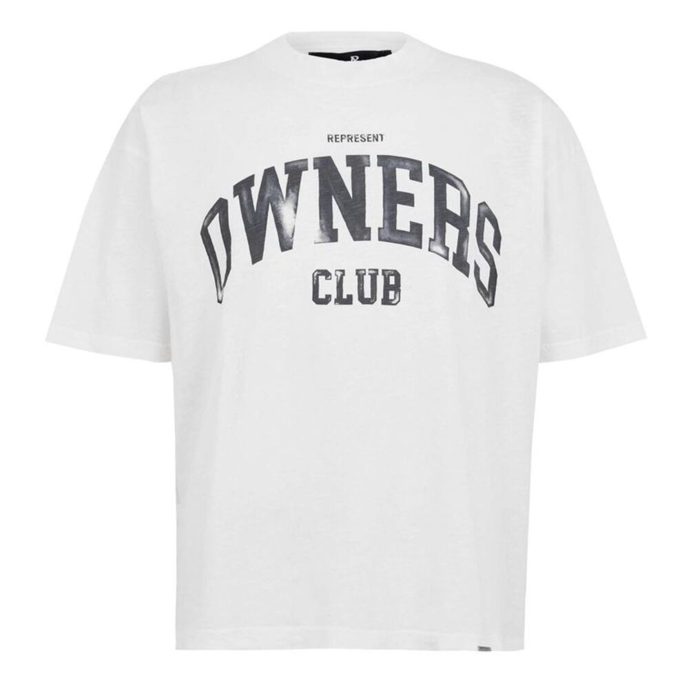Represent Mens Owners Club Oversized T-Shirt / White
